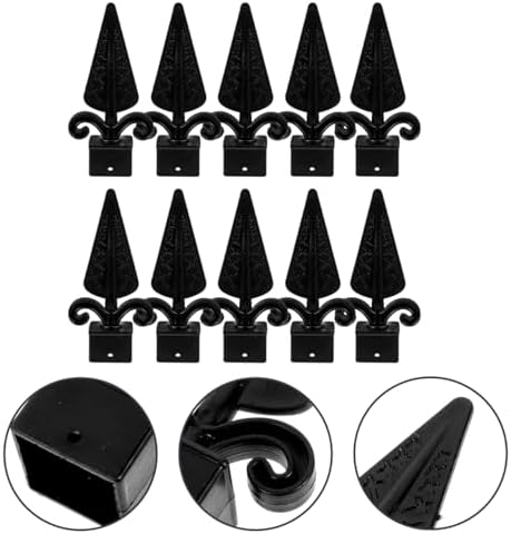 BESPORTBLE Fence Finials 10pcs Gothic Plastic Post Caps