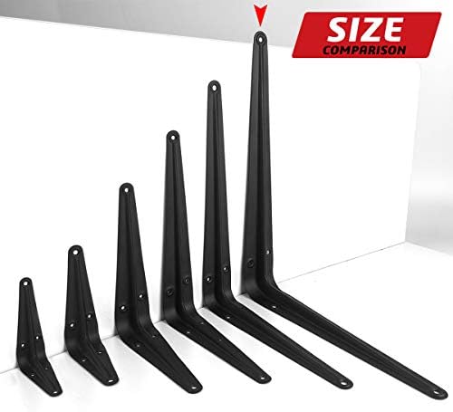 20 Pack 12 Inch Heavy Duty Metal Shelf Bracket