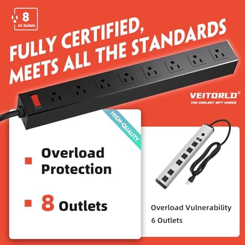 Veitorld Power Tool Organizer Wall Mount with Charging Station