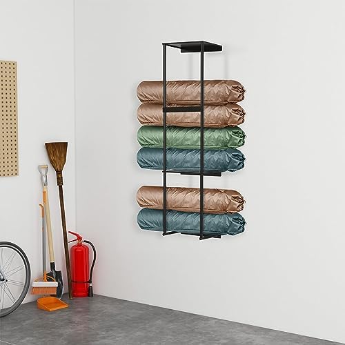 Stylish Double Layer Metal Chair Wall Storage Rack