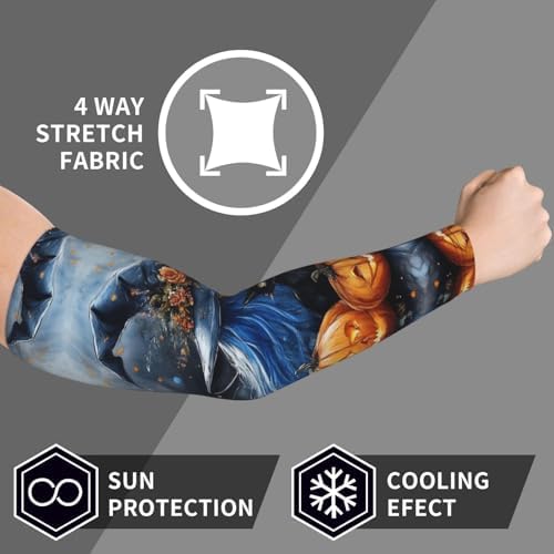 Unisex Cooling Arm Sleeves for Sun Protection
