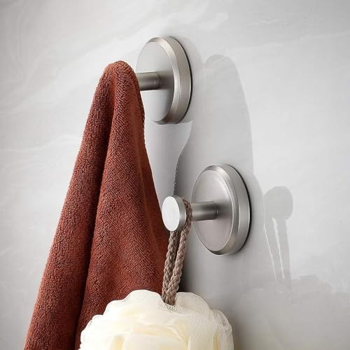 Luxe Hold No Drill Suction Cup Hooks for Glass and Tile