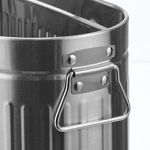 mDesign Large Steel Free Standing Toilet Paper Organizer 6-Roll