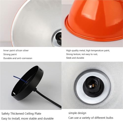 Telescope Simple Decorative Pendant Lamp American Industrial Style Red 157in