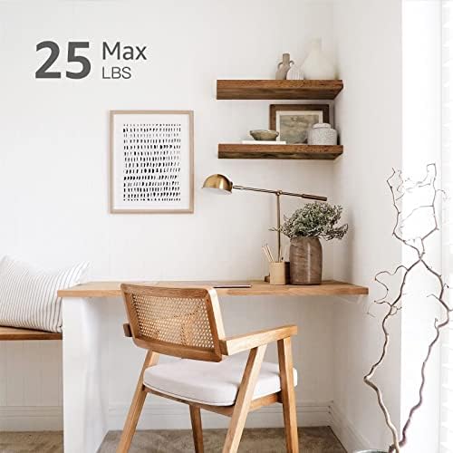 QEEIG Floating Shelves Wall Shelf 24 Inch Set