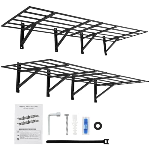 GarveeHome Garage Storage Shelving Wall Mounted 2x6ft