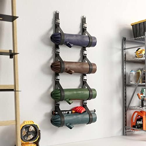 Adjustable Garage Wall Storage Rack for Chairs and Tents