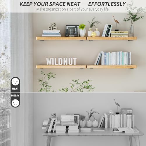 Wildnut 6 Pack Floating Shelf Bracket 6 Inch Heavy Duty