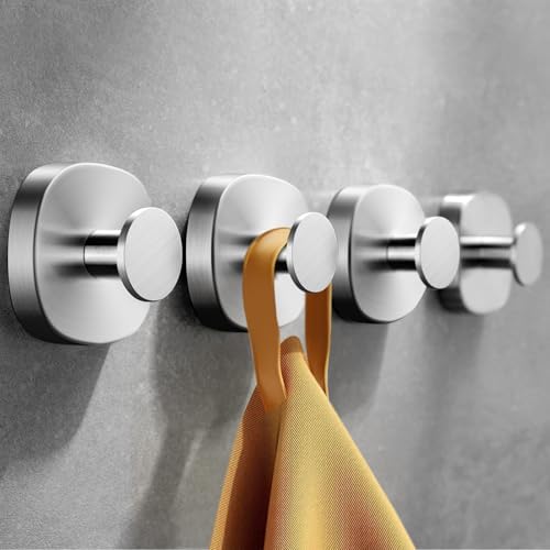 4 Pcs Suction Cup Hooks for Inside Shower and Bathroom Use