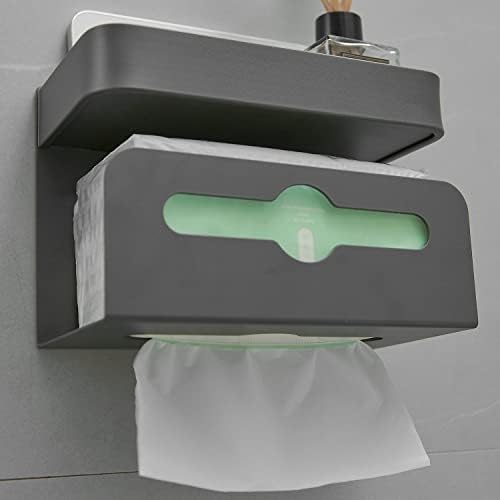 Leekayer Dual Use Corner Shelf with Roll Paper Holder