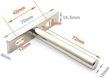 6Pcs 3 Inch Invisible Floating Shelf Brackets