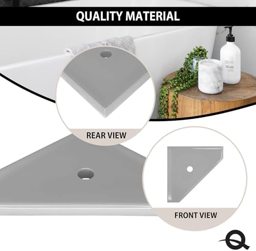Questech 8 Inch Corner Shower Shelf Organizer