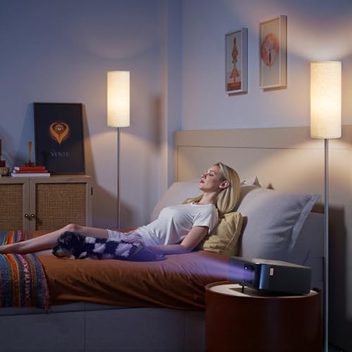 GOEBLESON 644 Inch Dimmable Floor Lamp with Remote and Foot Switch