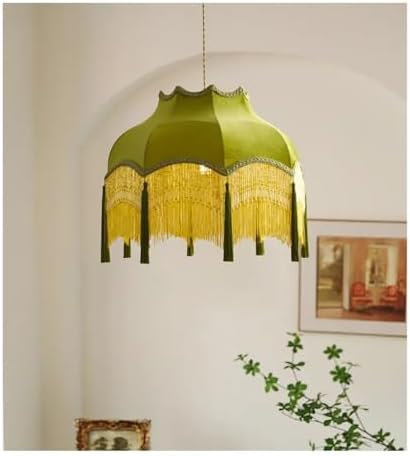 Retro Tassel Ceiling Chandelier LED Pendant Light 1