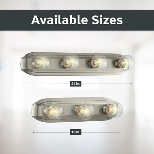DESIGNERS FOUNTAIN 3-Lights Melrose Vanity Light Fixture 18 Inch Wall Mount Sconce