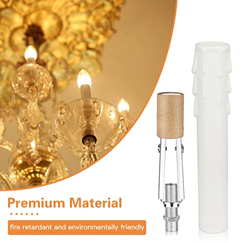 Helunsi 6-Piece E12 Chandelier Socket Replacement Kit