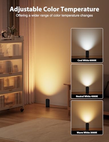 Onforu 7W Floor Can Light Uplighting 2 Pack