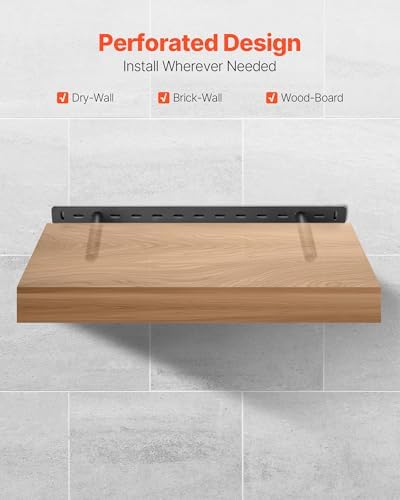 VEVOR Floating Shelf Brackets 2 Pcs Heavy Duty