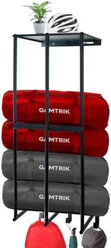 Camping Chairs Wall Storage Rack with 3 Hooks