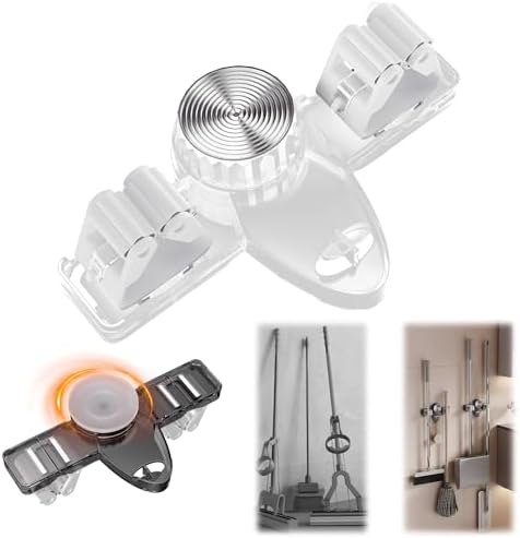 Atlodas Broom Holder Mop Hanger Organizer for Home Storage