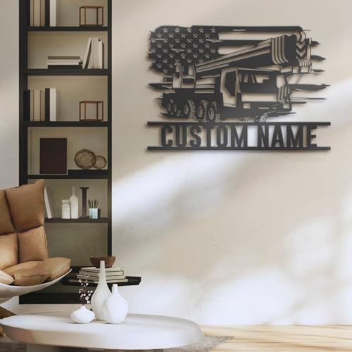 Custom Text Metal Sign with LED Light