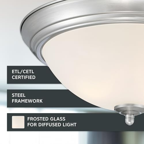DESIGNERS FOUNTAIN 2-Pack Flush Mount Ceiling Light
