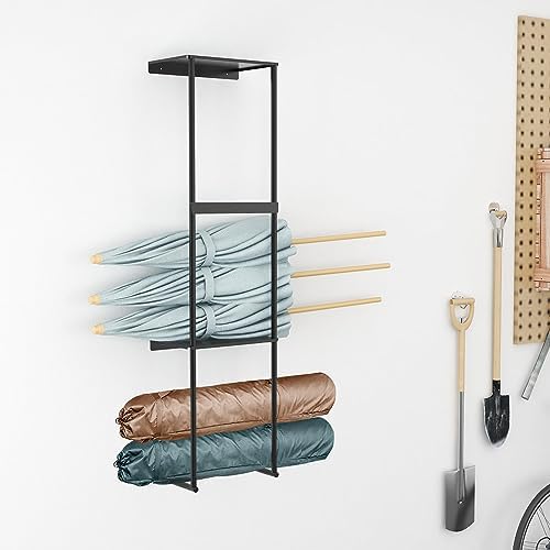Stylish Double Layer Metal Chair Wall Storage Rack