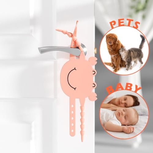 Elfzone Door Silencers 3pcs Silicone Latch Covers Door Slam Stopper