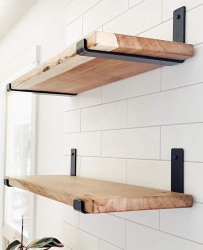 LEOPO 12 Inch Shelf Brackets 6 Pack Heavy Duty