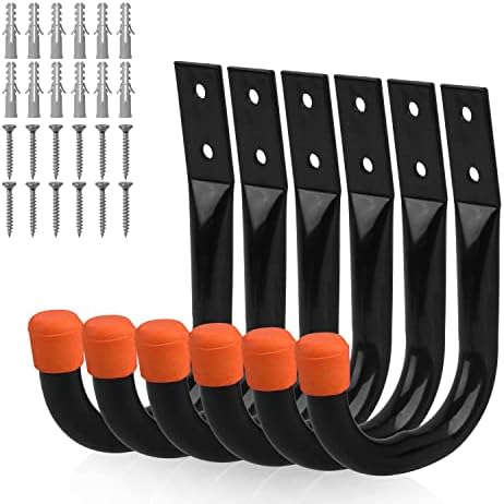 HORUSDY 6 Pack Heavy Duty Garage Hooks
