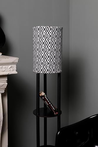 Modern Floor Lamp with Shelves for Living Room and Bedroom