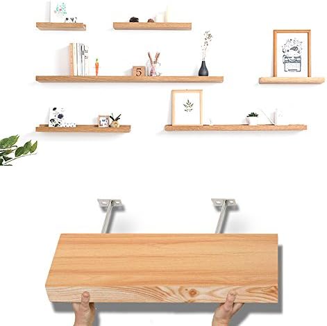 6Pcs 3 Inch Invisible Floating Shelf Brackets