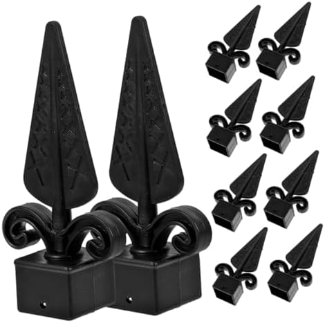 YARNOW 20pcs Plastic Fence Finials Durable Garden Decor Railing Caps