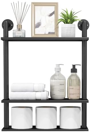 Bathroom Shelves Over Toilet 3 Tier Floating Storage