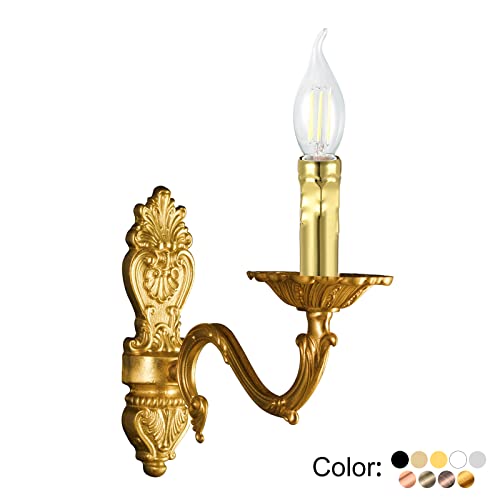 MECCANIXITY Candle Socket Covers 31 Inch Gold Bronze 3 Pcs