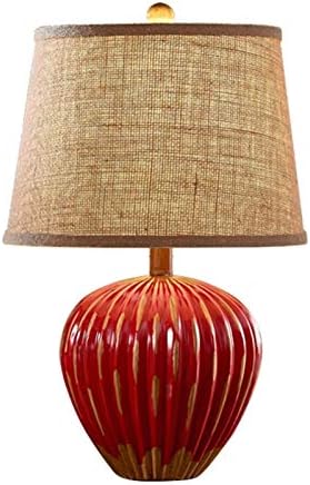 Vintage Ceramic Table Lamp with LED Light