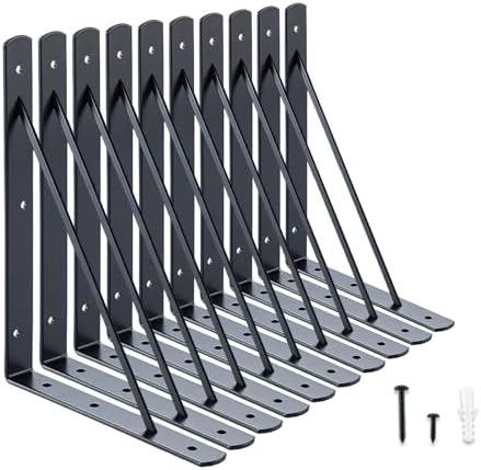 HOME MASTER HARDWARE 10 Pack 10x8 Shelf Brackets