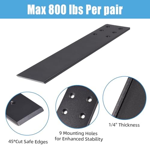 16 Inch Countertop Support Bracket 3 Pack Heavy Duty