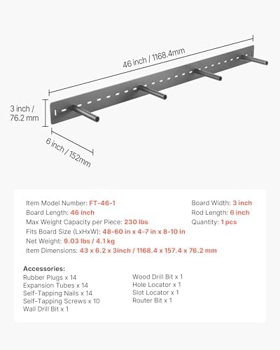 VEVOR Floating Shelf Bracket 1 Pack
