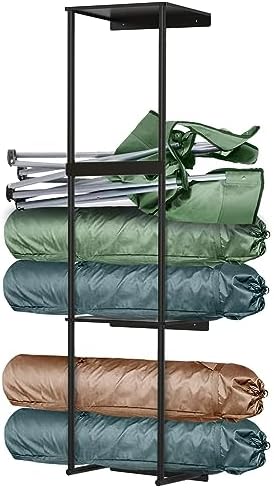 Stylish Double Layer Metal Chair Wall Storage Rack
