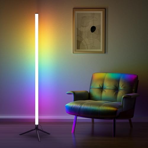 LED RGB Floor Lamp with Music Sync and Remote Control