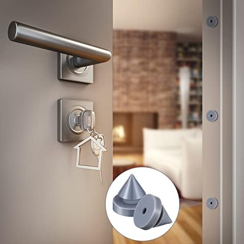 Demissle Door Silencer 12 Inch 100 Pcs Metal Frame