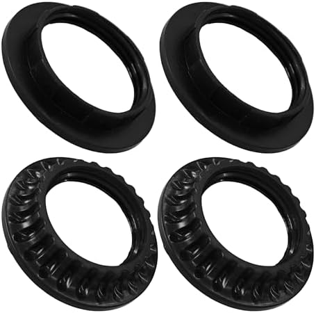 4Pcs E26 Lamp Shade Rings Black Socket Collar Reducer