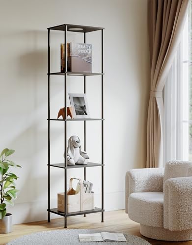Display Shelf with RGBW Light Floor Lamp