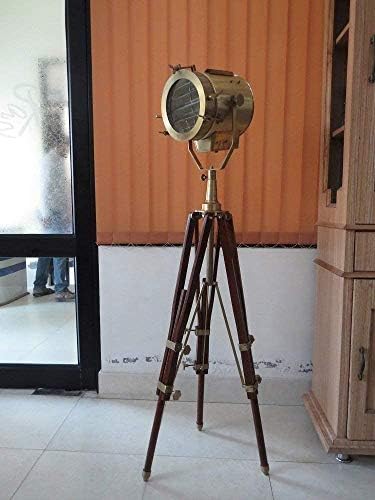 Antique Design 68 Inch Nautical Search Light with Adjustable Tripod Stand