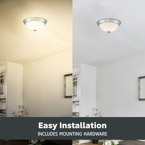 DESIGNERS FOUNTAIN 2-Pack Flush Mount Ceiling Light
