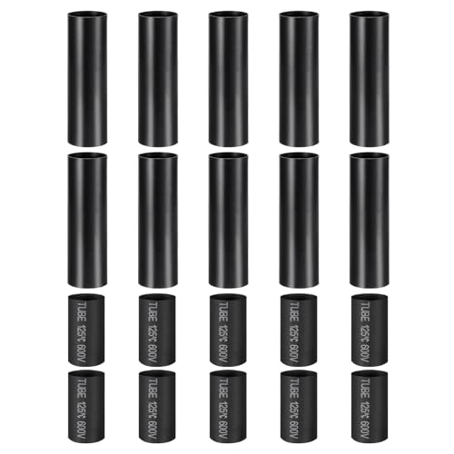 PATIKIL 3 Inch Tall Candle Covers Sleeves 10Pcs Metal E12 Chandelier Socket Holder
