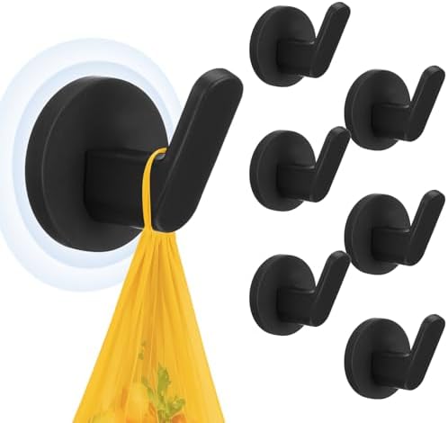 6 Pcs L-Shaped Magnetic Wreath Hook for Metal Doors
