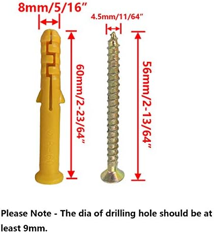 4 Inch Floating Shelf Brackets 4pcs Invisible Support