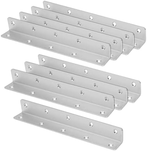 8 Pcs 8 Heavy Duty L Bracket for Shelves